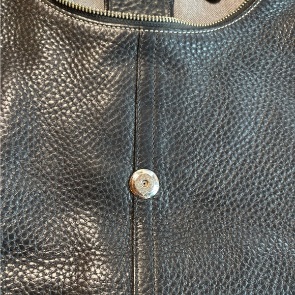 Vintage Coach Black Leather hobo Women's Bag - Picture 4 of 6